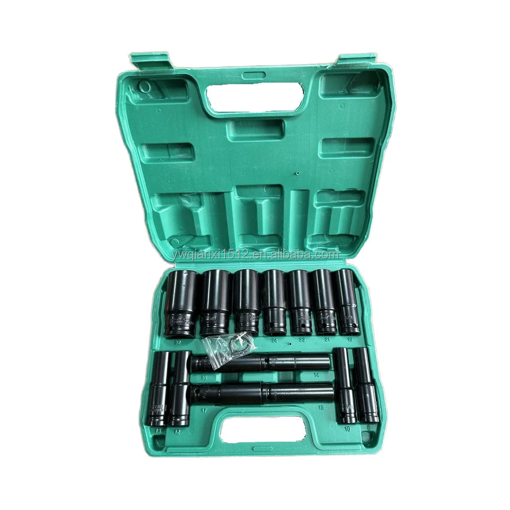 15 Pcs OEM Customizable Wrench Full Set Hexagon Socket Large Small Flying Air Cannon Accessories Hand-Power Garden Combination