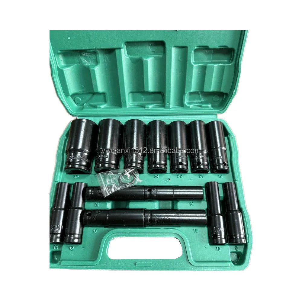 15 Pcs OEM Customizable Wrench Full Set Hexagon Socket Large Small Flying Air Cannon Accessories Hand-Power Garden Combination