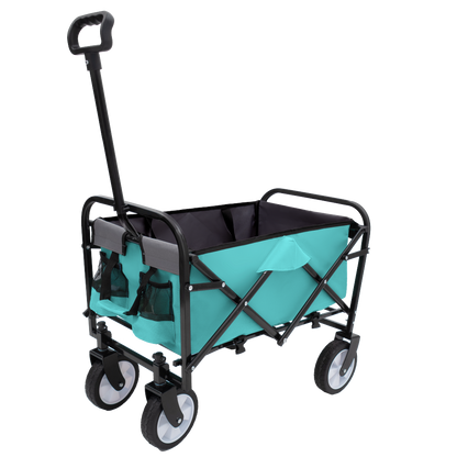 Minimeetall Strap , Collapsible Foldable Wagon Cart with strapping system Beach Wagon , Utility Cart , Utility Wagon Grocery Cart for Camping Shopping Sports Gardeing Fishing Supports 225lbs purple