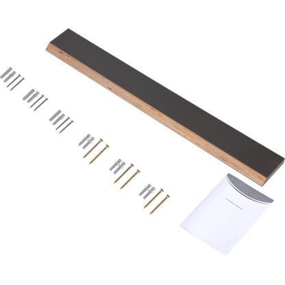 48" Floating Bathroom Vanity with Sink, Modern Wall-Mounted Bathroom Storage Vanity Cabinet with Resin Top Basin and Soft Close Drawers, Natural Oak 24V11-48NO