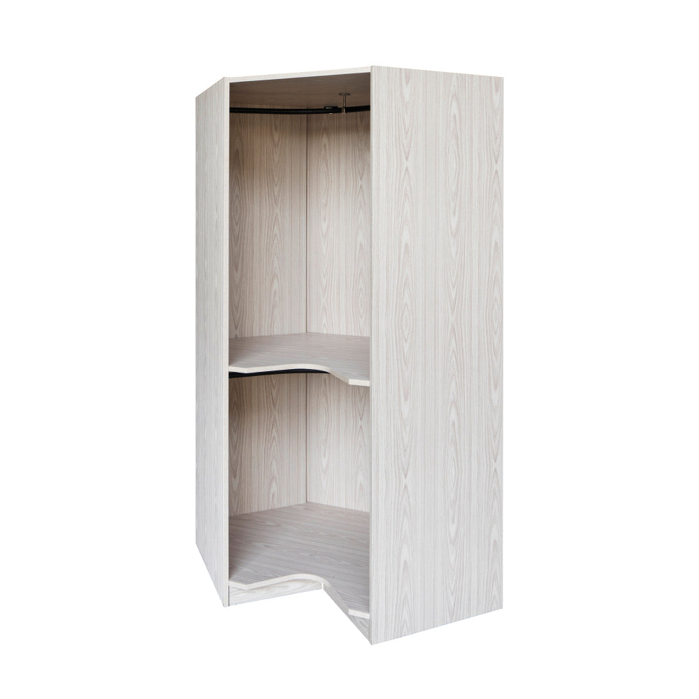 Polygon Corner Wardrobe, Natural