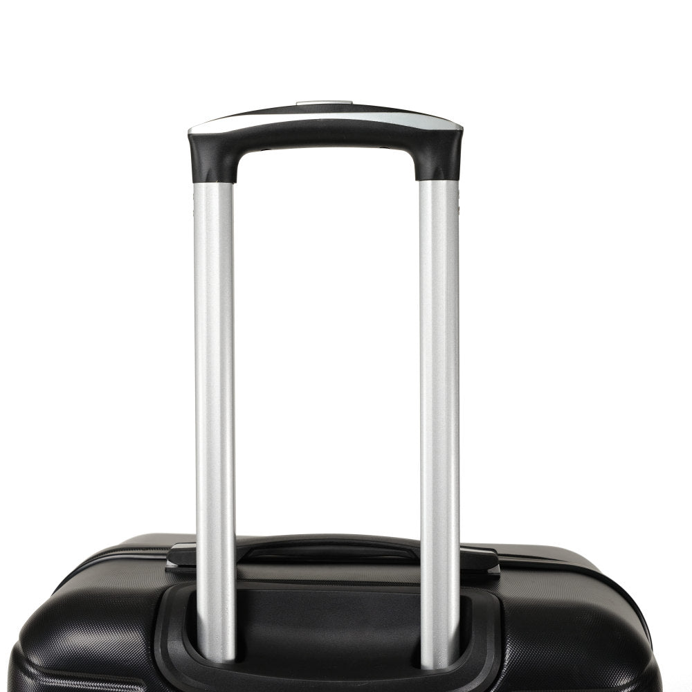 Three piece hard shell soft edge rotating wheel luggage compartment, 360 degree rotating four-wheel luggage compartment, lightweight, suitable for travel, plus hiking bag