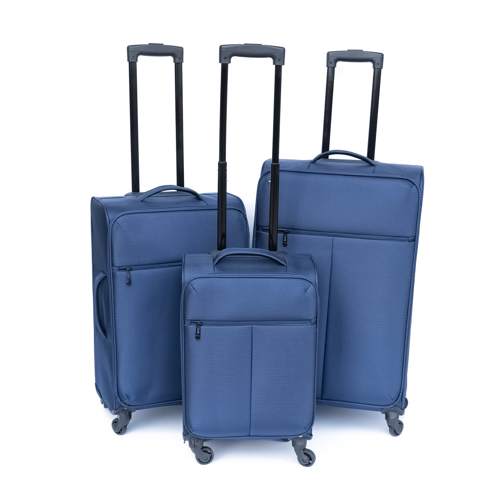 Oxford cloth suitcase Dark blue(No password lock)