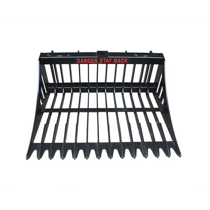 Small Skid Steer Track Loader Rock Bucket, Fit Small Skid Steer Loader