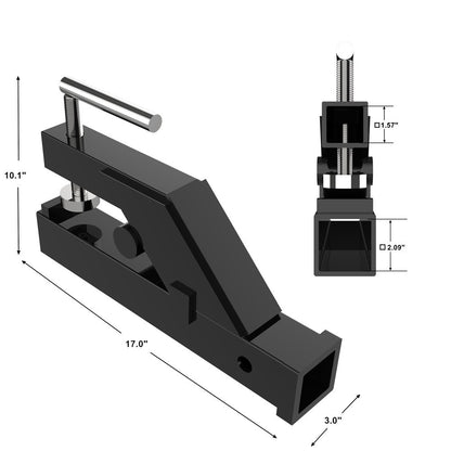 Clamp-on Bucket Hitch Receiver Attachments