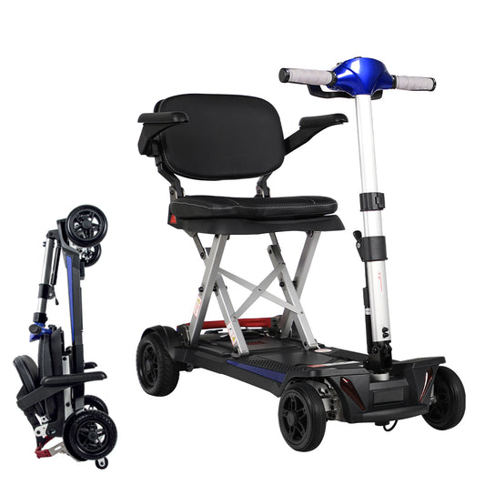 Manaul Folding Scooter M2085 Blue For Senior's Easy Travel With Competitive Price
