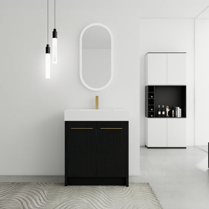 24 Inch Freestanding Bathroom Vanity (Without Top Sink)-BVB09224BCT