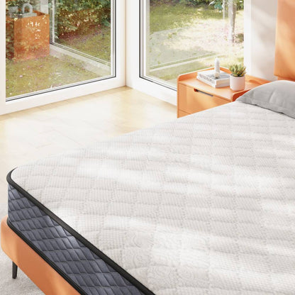 Made in USA - 10" Full Size Hybrid Pocket Coil and Memory Foam Mattress