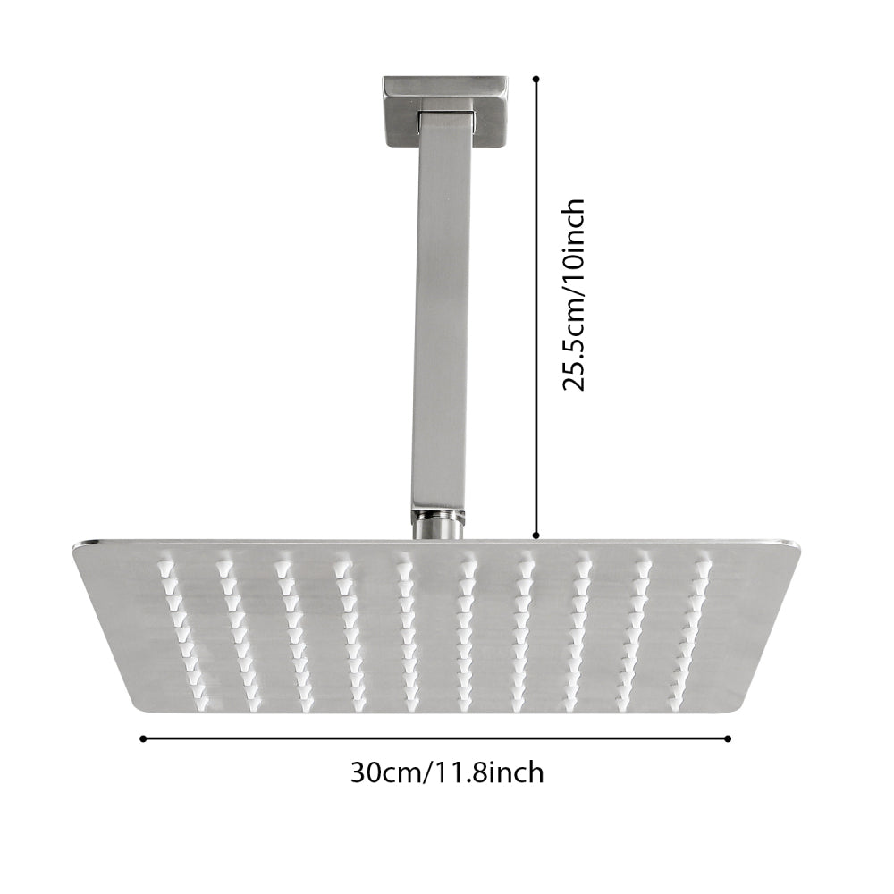 Rain Shower Head High Pressure Rainfall Showerhead Water Saving