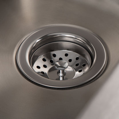 Hennessy - Deluxe 24" Laundry Cabinet with Faucet and Stainless Steel Sink - Pure White