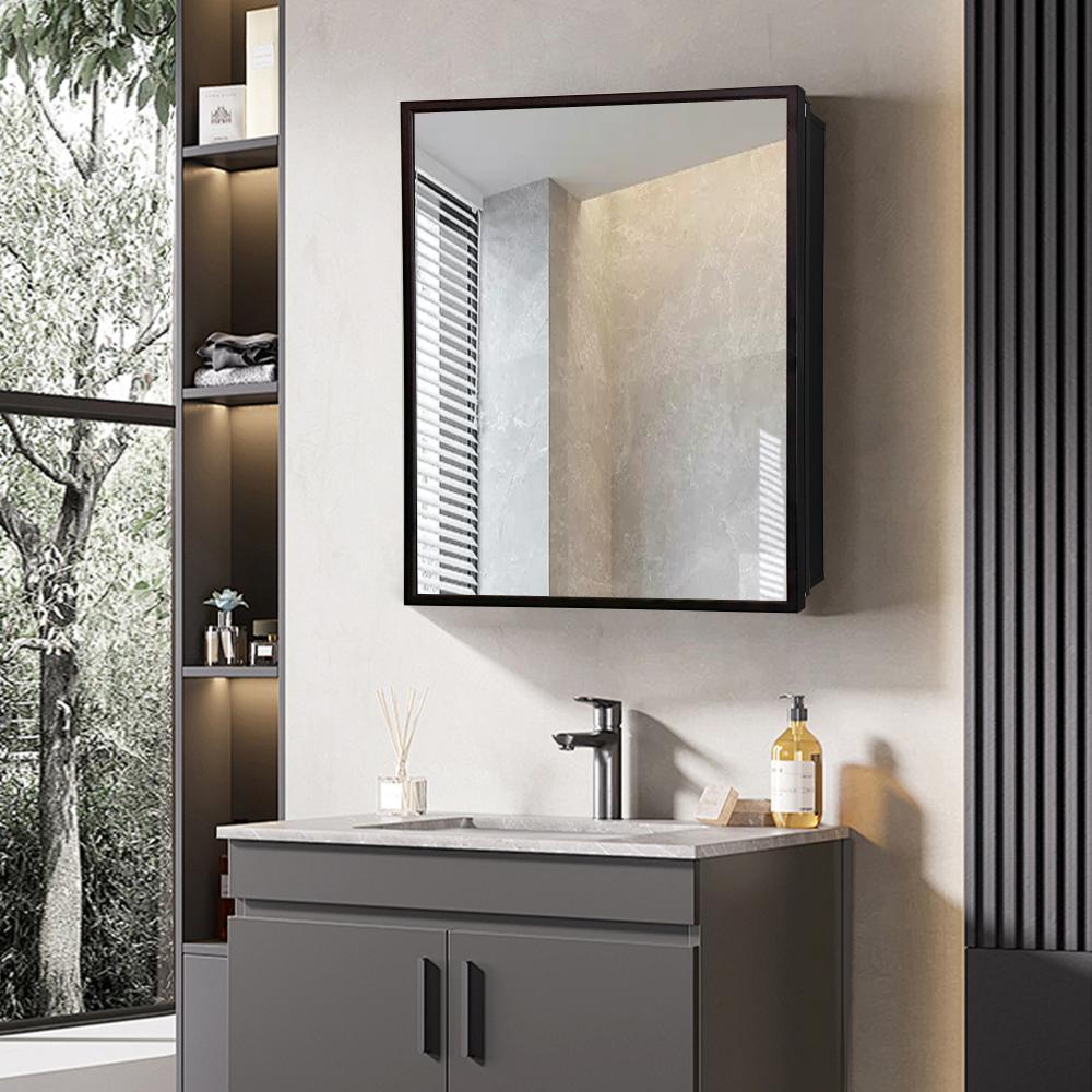 20x26 inch Medicine Cabinet Mirror Cabinet Wall mount or Recessed Bathroom or Livingroom