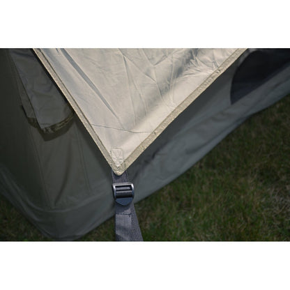 Inflatable Camping Tent Easy Setup 4 Season Glamping Tent with High Performance Inflatable Structure 4-6 Persons Waterproof Windproof Outdoor Self-Supporting Blow up Tent Air Tent Portable House Green