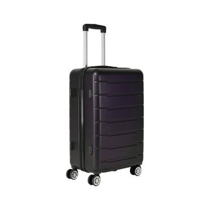 Retractable luggage compartment with a lightweight and durable hard shell, rotating wheels, password lock, 3-piece set