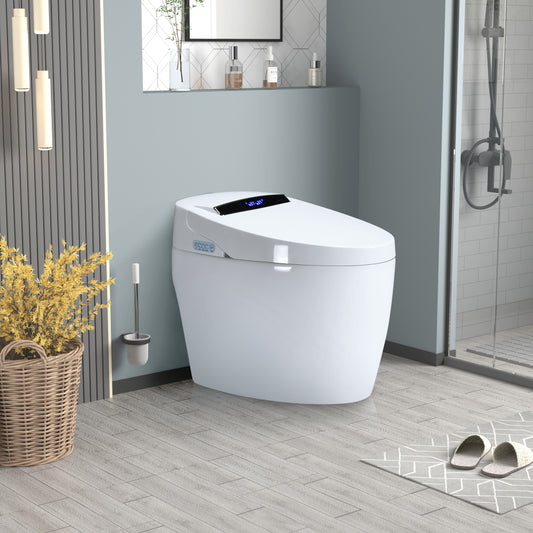Smart Toilets with Heated Bidet Seat.Portable toilet with bidet built.Intelligent Toilet Auto Open/Close Seat. Bidet toilet with Dryer and Warm Water