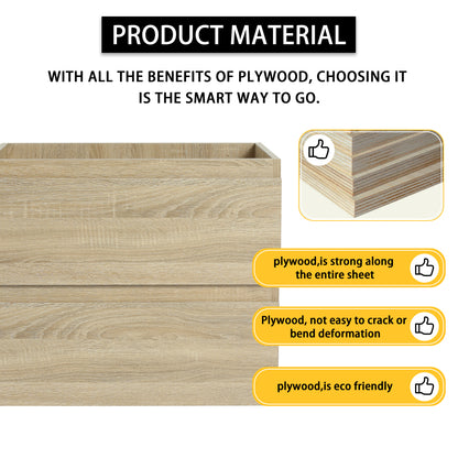 24" Wall-Mounted Bathroom Vanity (Only the Cabinet Body)-BVB01924LTO-2