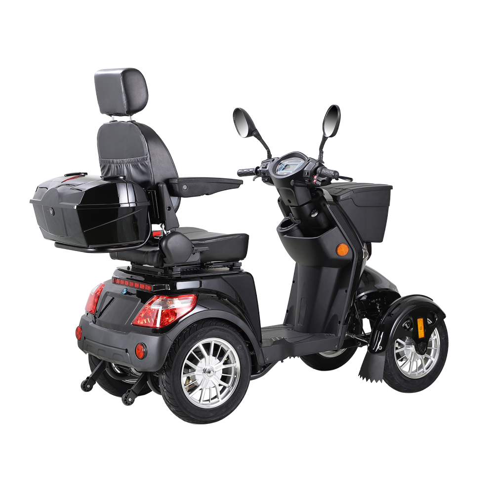 XL3D4L Electric Mobility Recreational Travel Scooter for Adults,Mobility Scooters for Seniors, 4 Wheel Powered Mobility Scooters,