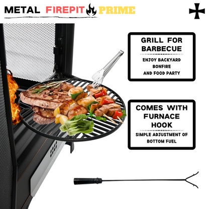 XOT036 Heavy Duty Garden Metal Outdoor heating furnace for backyard fir pit