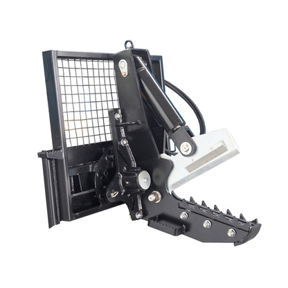 Skid Steer Hydraulic Rotating Cutting Tree Shears Attachments, Universal Mount Quick Attach