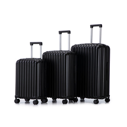 ABS Spinner Wheel Luggage, Carry on Suitcase, with Cup Holder & USB Port & Phone Holder (20/24/28)