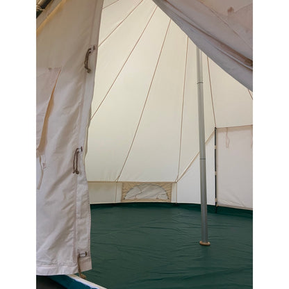 SAM&HAIBEI 19.68*13.1ft Canvas Tent Bell Tent Glamping, 4 Seasons Yurt Tent for Camping, Heavy Cotton Canvas Tent for Family Camping, Outdoor Hunting, Bell tent with  8.53ft*6.56ft porch