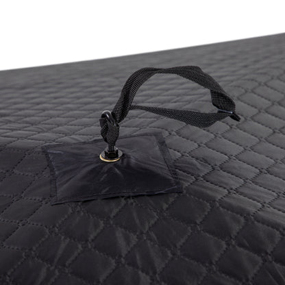 Outsunny 2 Person Insulated Ice Fishing Shelter Pop-Up Portable Ice Fishing Tent with Carry Bag and Anchors for Lowest Temps -22℉, Red