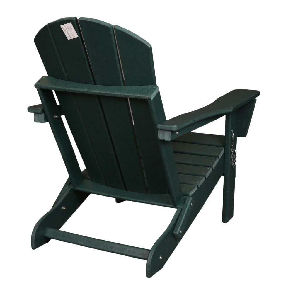 Folding Adirondack Chair, Relaxing Stackable Arm Rest Ergonomic HDPE All-Weather Adirondack Chair