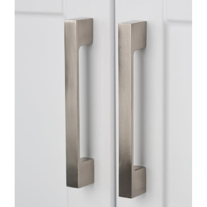 Hennessy - Deluxe 24" Laundry Cabinet with Faucet and Stainless Steel Sink - Pure White